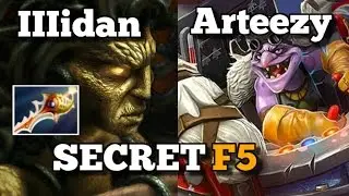 SECRET vs F5 - Medusa Divine Rapier vs Arteezy Timbersaw TI6 - MMR Gameplay Dota 2