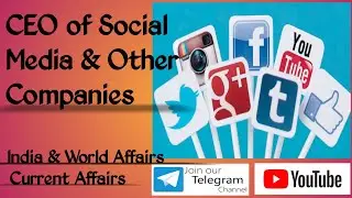 CEO of Famous Company// Social Media and Others Companies// #currentaffairs  #gk #viral