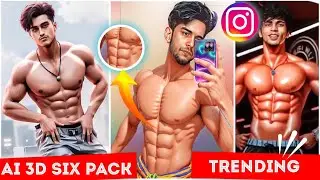 Instagram Trending 3D AI Six Pack Editing|Best AI Avatar Photo Editing App 2023|AI Avatar Photo