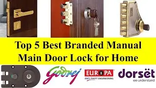 Top 5 Best Branded Manual Main Door Locks for Home. | Main door lock for home Tamil