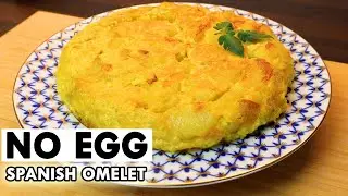 Vegan Tortilla de patatas, Spanish omelet
