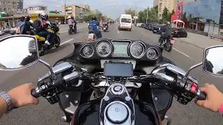 День города Днепр Закрытие мото сезона 2019 ч 2 Колонна