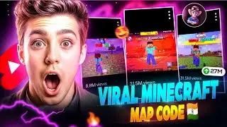 Free Fire Minecraft Map Code 🔥| Free Fire x Minecraft Map😱||