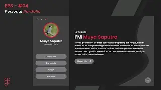 Personal Portfolio Design in Figma | Day - 04 | Appsventory