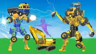 जादुई जेसीबी विशाल ट्रक रोबोट Magical JCB Giant Truck Robot Hindi Kahaniya हिंदी कहानियां