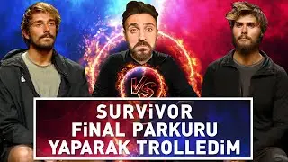 SURVİVOR 2020 FİNAL PARKURU YAPARAK TROLLEDİM ! CEMAL CAN VS BARIŞ