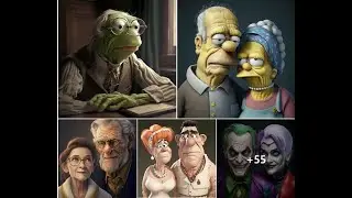 50 Years later can you recognize them all? Midjourney production by Keren Poleg