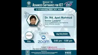Workshop on PSS®E by Dr Apel Mahmud,  Organized by IICT, RUET & volunteered by IEEE RUET SB