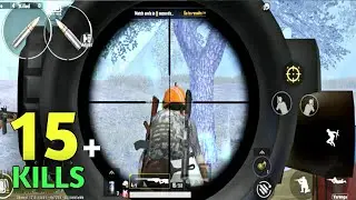 😤15 KILLS SOLO VS SQUAD RUSH GAMEPLAY | WITH CHICKEN DINNER | PUBG MOBILE LITE