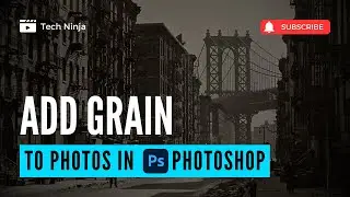 Add GRAIN to Photos in (PHOTOSHOP)