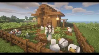 MINECRAFT- Automatic Egg Farm And Chicken Coop