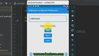 [English] SharedPreferences in Flutter | Add,Read and Delete data from SharedPreferences in Flutter