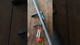 Lighting Bonfire with Rocket Launcher #shorts #experiment #rocket