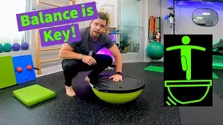 Bosu Ball Balance Single Leg