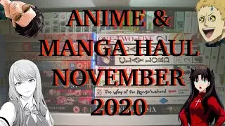 Anime & Manga Haul November 2020