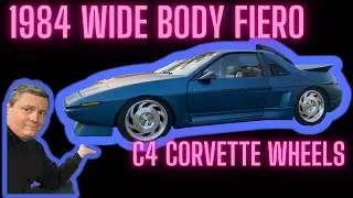 84 Wide Body Fiero: Fitting C4 Corvette wheels