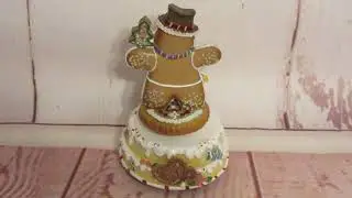 Ganz Rotating Musical Figurine Christmas Gingerbread Man SOLD