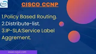 How Configure PBR, DISTRIBUTE-LIST & IP-SLA on Cisco Router | CISCO CCNP  || NOJVII