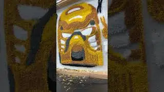 The Golden Tahu Mask Tufting