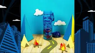 Botella Poli Sport Hot Wheels - #AlColeConHotWheels