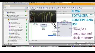 TIA Portal: How to make and use a flow totalizer ? | Using SCL language