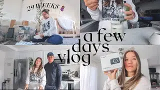 A FEW DAYS IN MY LIFE: nursery updates & nesting, new camera, halara leggings & haul, and more!