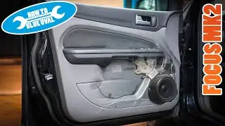 Ford Focus Mk2 & C-MAX door panel removal / disassembly - instruction / how to (DA3/DB3 04-10)