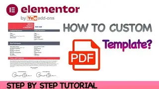Elementor Forms PDF (Drag and Drop PDF Builder Template)