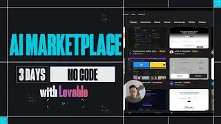 🚀 How I Built a Marketplace in Days Using AI (Lovable No-Code Tutorial + Story)
