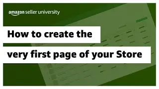 How to create the very first page of your Store