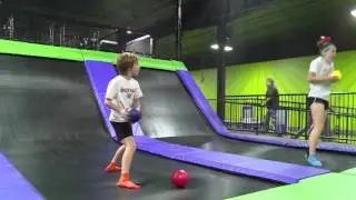 Dodgeball at Action City's Trampoline Park