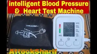 intelligent  Blood Pressure And Heart Test Machine Digital