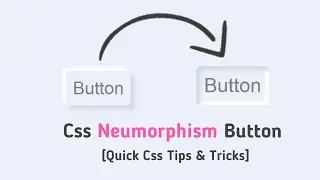 How To Create Neumorphism Button Using Html Css In Hindi 2021
