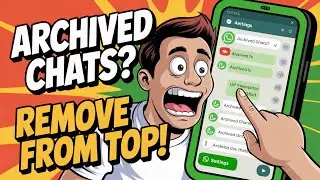 Remove Archived Chats From Top of WhatsApp