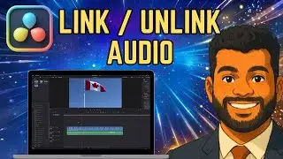 How to Link and Unlink Audio and Video in DaVinci Resolve (Beginner Tutorial)