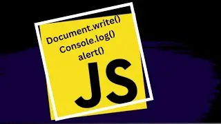 Show Document || Console || alert message JavaScript  on Webpage #javascript #coding #codingjourney