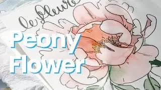 Watercolor Peony Tutorial | Wet-on-Wet Magic with My Favorite Brushes