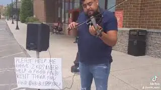 Fake Violin Street Musician Scam.....Money Fraud #nashville #615 #trending #streetmusicians #scam