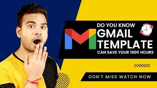 How to create Template in Gmail | English | LEARNABHI