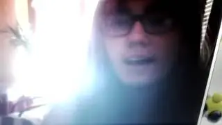 Mi cara jugando a Slender...
