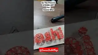 String Art | Joshi Family Name Plate @souravjoshivlogs7028  @SouravjoshiArts