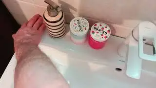 Инсталляция из дерева - ванная комната.