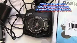 TEMU dashcam. Matériel inutilisable. TEMU arnaque?