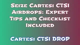 Claim Free Cartesi CTSI Airdrop  | Learn How to Swap or Sell Cartesi CTSI Airdrop