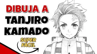 COMO DIBUJAR A TANJIRO KAMADO CON UN LAPIZ DIGITAL 🙃 | KIMETSU
