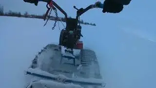 Гусеницы на мотоблок ! Самодельные ! Выезжаем в поля!!! Часть 1 !!!