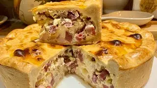 Ricetta pizza chiena napoletana #chefziopietro #pizzachiena