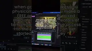 gatekeeping is cringe... so I did THIS #videoeditor #mixedmedia