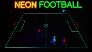 NEON FOOTBALL SKILLS BY FREESTYLERS! 🔴🔵