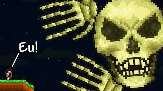 Terraria, mas os inimigos são 100x maiores!